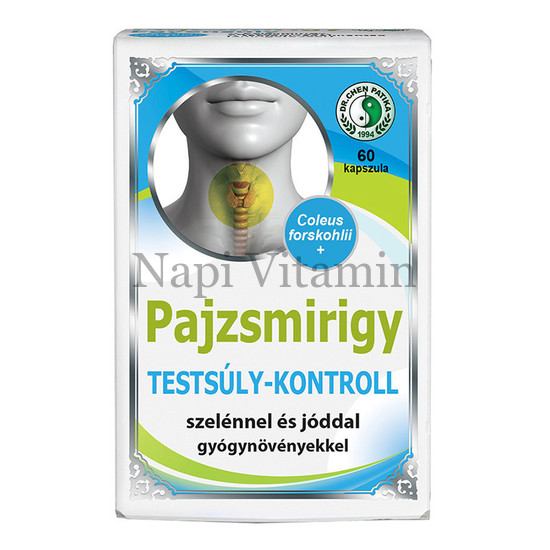 Dr. Chen Pajzsmirigy Testsúly-kontroll forskohlii kapszula 60x