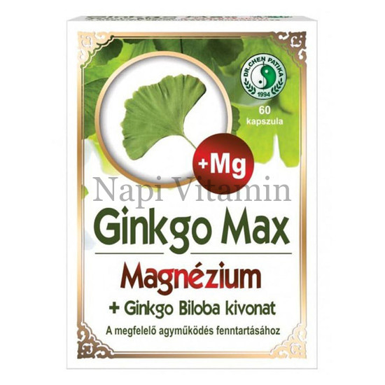 Dr. Chen Ginkgo Max Magnéziummal kapszula 60x