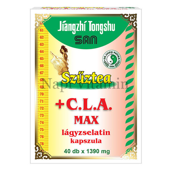 Dr. Chen Jiangzhi Tongshu San Szűztea + C.L.A. Max kapszula 40x