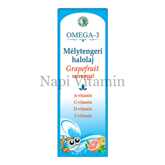 Dr. Chen Omega-3 halolaj grapefruit sziruppal 500ml