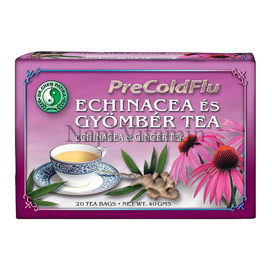Dr. Chen Precoldflu echinacea +gyömbér tea 20x