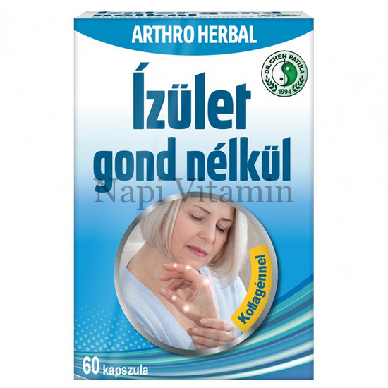 Dr. Chen Arthro Herbal Ízület gond nélkül kapszula 60x