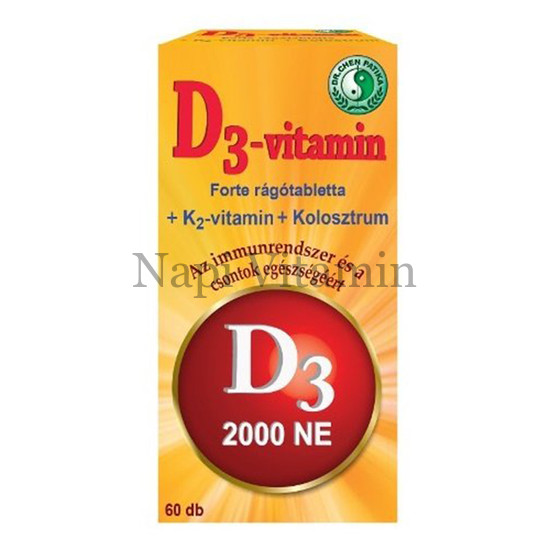 Dr. Chen D3-vitamin Forte rágótabletta 60x