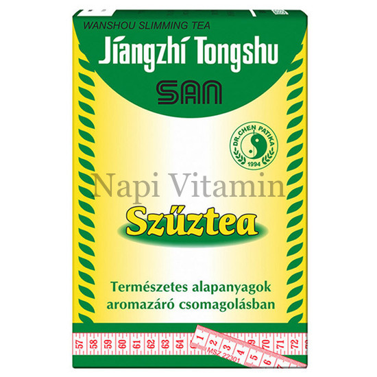 Dr. Chen Jiangzhi Tongshu San Szűztea zsíroldó filteres tea 15x Dr. Chen Jiangzhi Tongshu San Szűztea zsíroldó filteres tea 15x