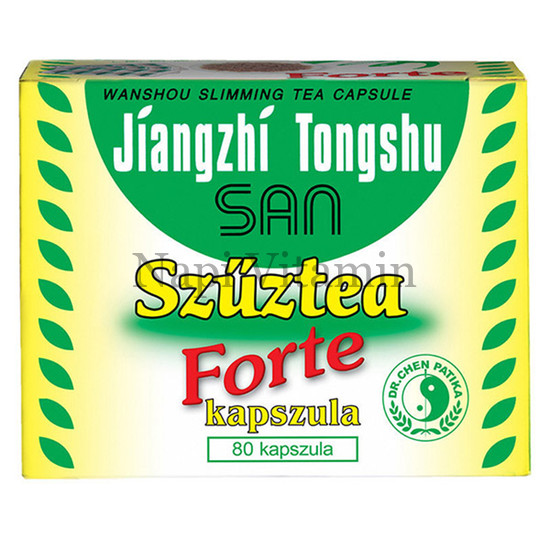 Dr. Chen Jiangzhi Tongshu San Szűztea Forte kapszula 80x Dr. Chen Jiangzhi Tongshu San Szűztea Forte kapszula 80x