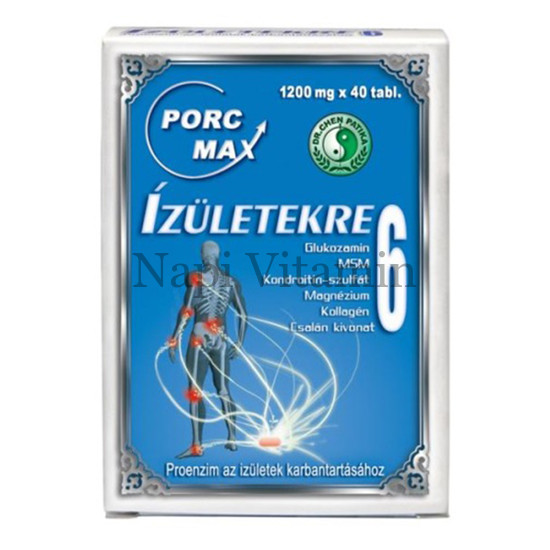 Dr. Chen Porc-Max Ízületekre 6 tabletta 40x