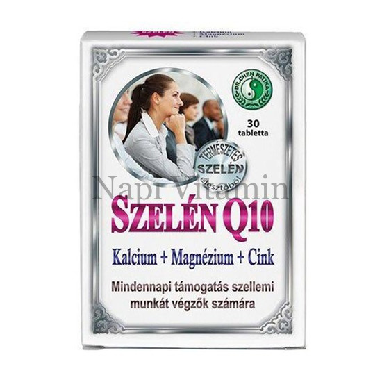 Dr. Chen Szelén + Q10 + Kalcium + Magnézium + Cink tabletta 30x