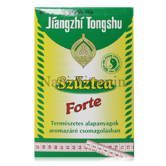 Dr. Chen Jiangzhi Tongshu San Szűztea Forte zsíroldó filteres tea 15x Dr. Chen Jiangzhi Tongshu San Szűztea Forte zsíroldó filteres tea 15x