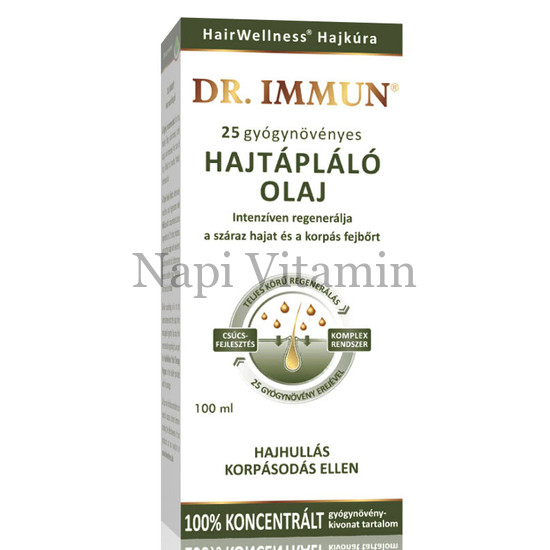 Dr. Immun 25 gyógynövényes hajápoló olaj 100ml