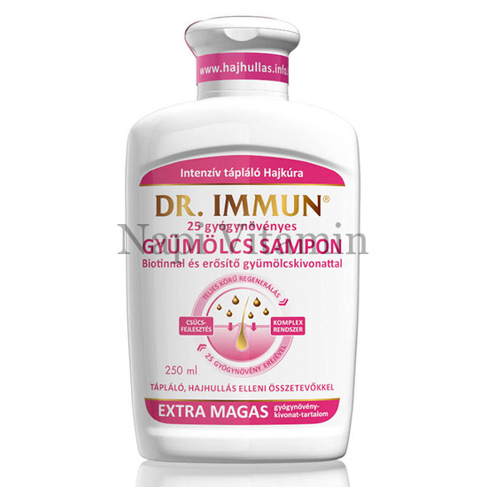 Dr. Immun 25 gyógynövényes Gyümölcs sampon 250ml