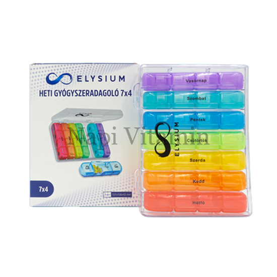 Elysium heti gyógyszeradagoló 7x4 1x