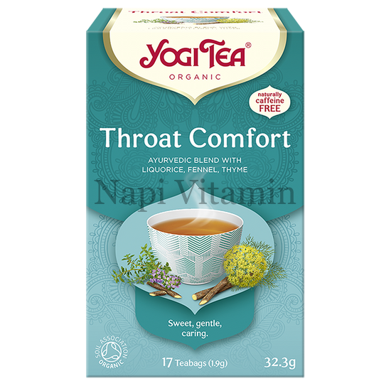 YogiTea A torok kényeztetője bio tea 17x YogiTea A torok kényeztetője bio tea 17x