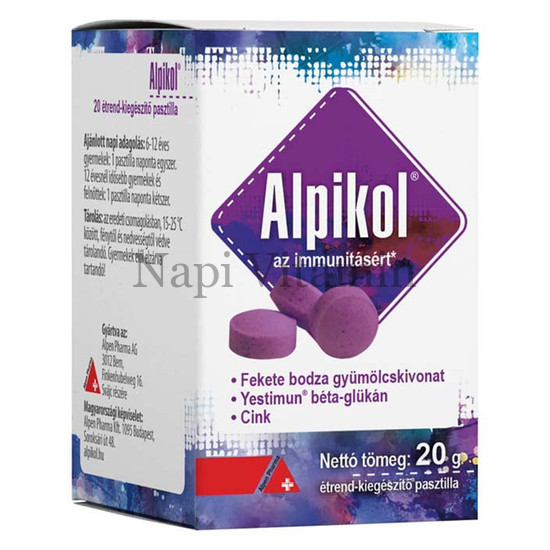 Alpikol pasztilla 20x