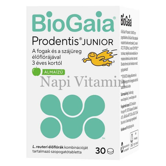BioGaia Prodentis Junior alma ízű szopogató tabletta 30x