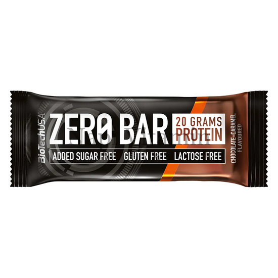 BioTech Zero Bar szelet csokoládé karamell 50g