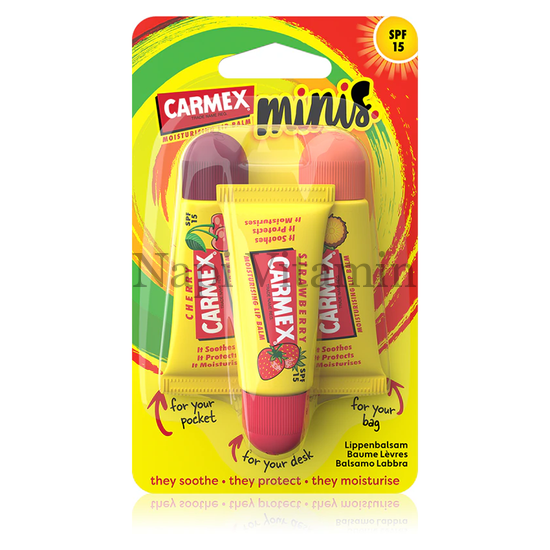 Carmex ajakápoló Mini Pack 3x