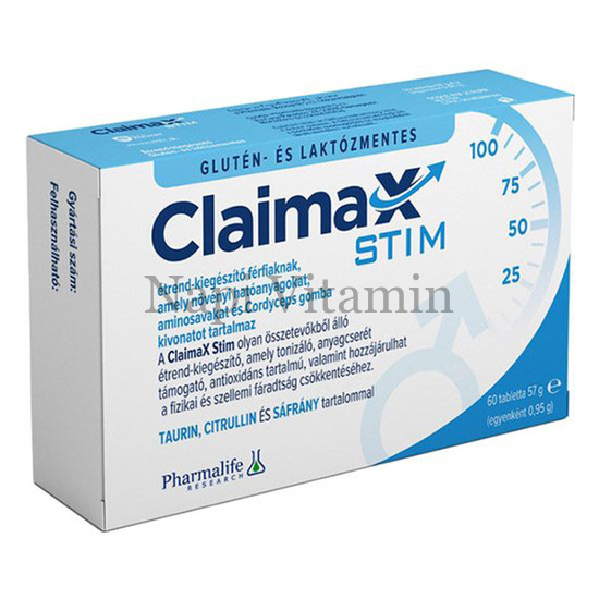 Claimax Stim étrendkiegészítő tabletta 60x