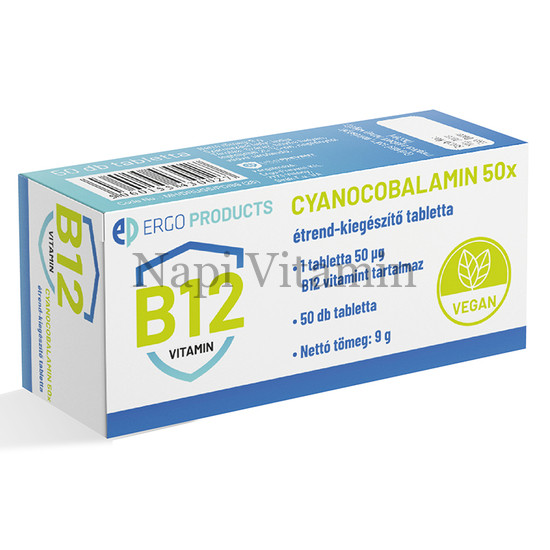 Cyanocobalamin tabletta 50x