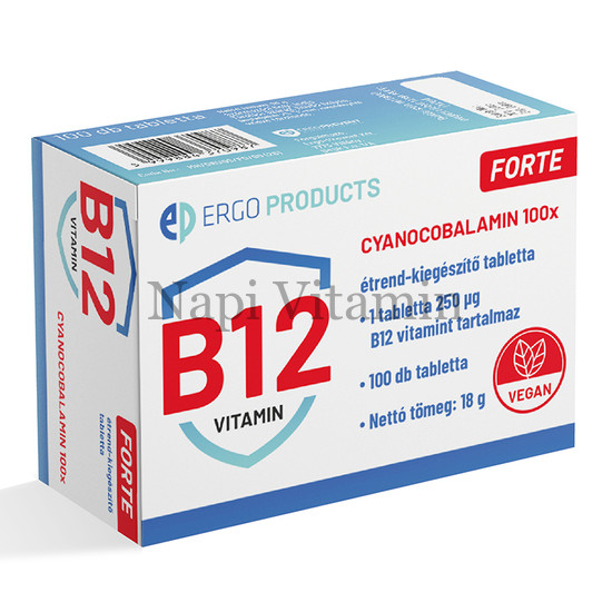 Cyanocobalamin Forte tabletta 100x Cyanocobalamin Forte tabletta 100x