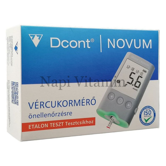Dcont Novum vércukorszintmérő készülék 1x