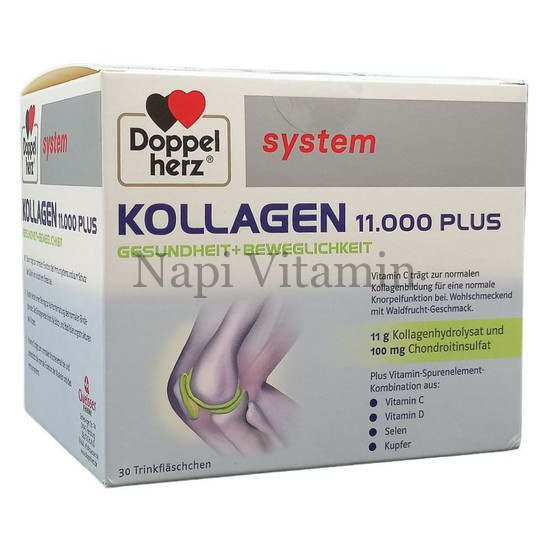 DoppelHerz Kollagén 11.000 Plus ivóampulla 30x