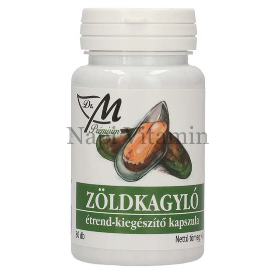Dr.M Prémium Zöldkagyló kapszula 80x