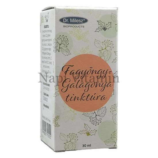 Dr.Milesz Fagyöngy-galagonya tinktúra 30ml Dr.Milesz Fagyöngy-galagonya tinktúra 30ml