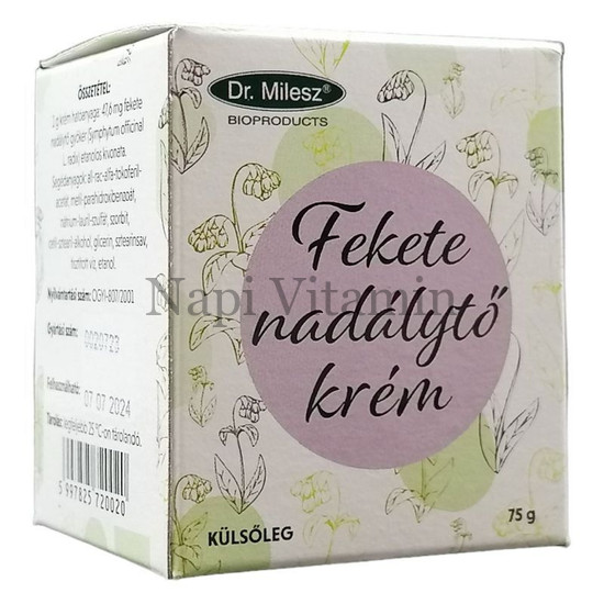 Dr.Milesz Feketenadálytő krém 75g