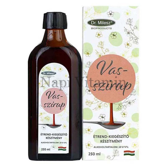Dr.Milesz Vas szirup 250ml