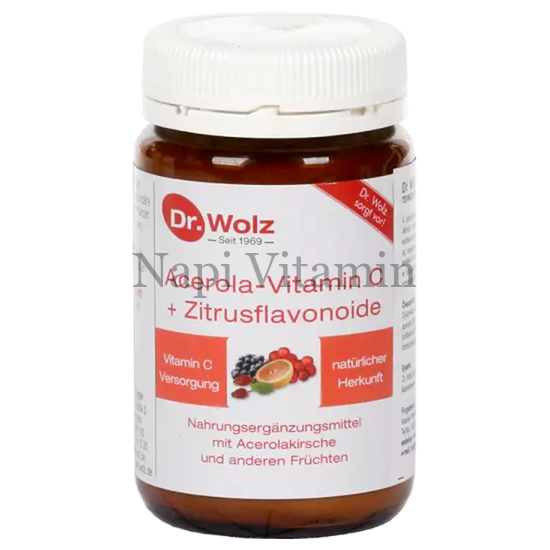 Dr. Wolz Acerola-C-vitamin + bioflavonoid por 90g