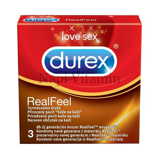 Durex RealFeel óvszer 3x