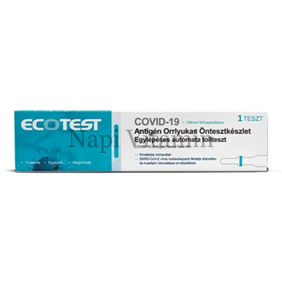 Ecotest Covid-19 Ag önellenőrző toll orrteszt 1x