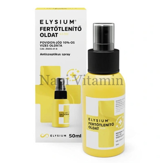 Elysium povidon jód 10%-os fertőtlenítő oldat spray 50ml