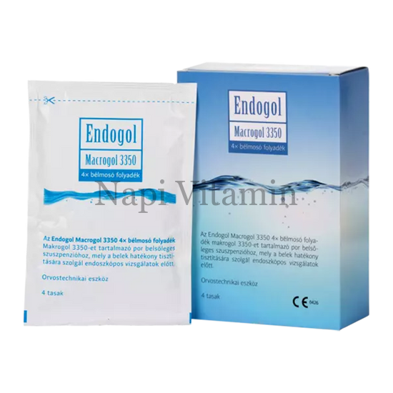 Endogol Macrogol 3350 bélmosó folyadék 4x