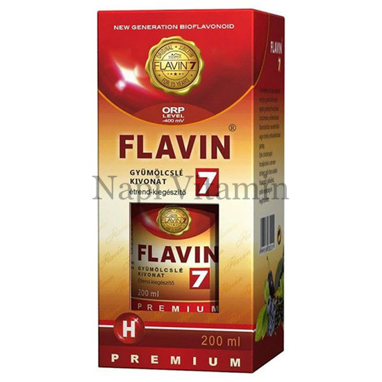 Flavin 7 prémium gyümölcslé kivonat 200ml