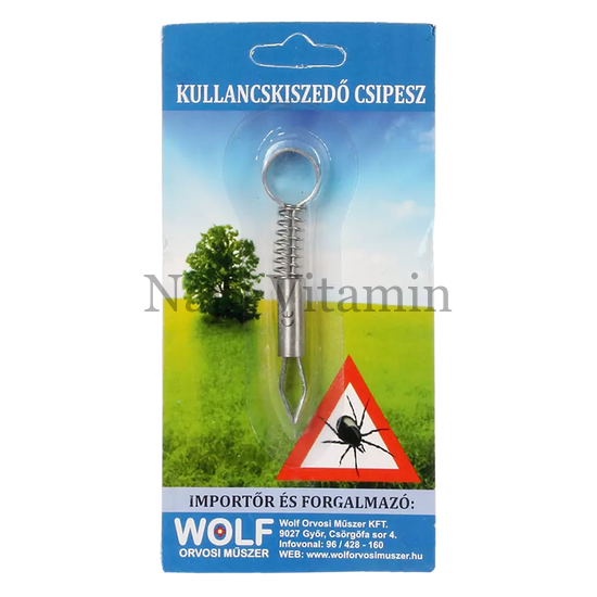 WOLF OM Kullancskiszedő csipesz 1x