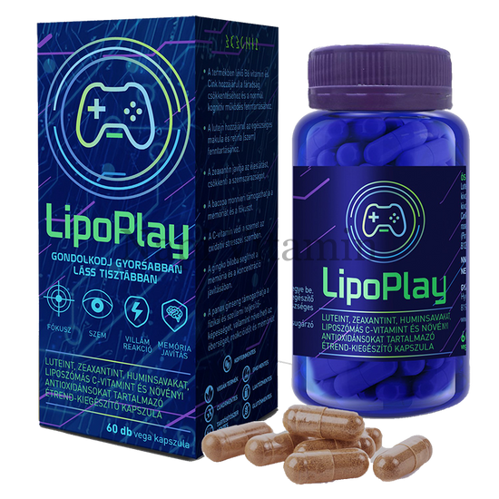 LipoPlay étrend-kiegészítő kapszula 60x