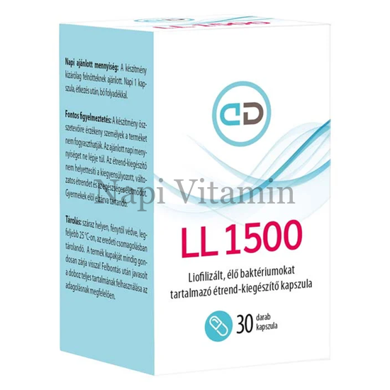 LL 1500 Liofilizált baktériumokat tartalmazó kapszula 30x