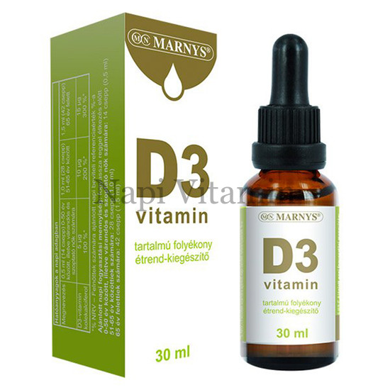 Marnys D3-vitamin csepp 30ml Marnys D3-vitamin csepp 30ml