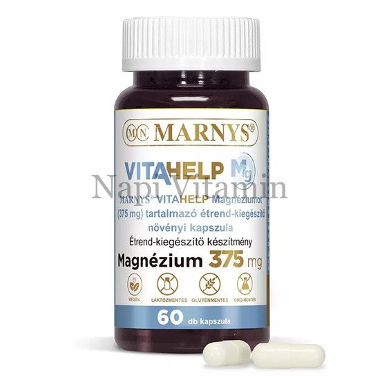 Marnys VitaHelp Magnézium 375mg lágykapszula 60x