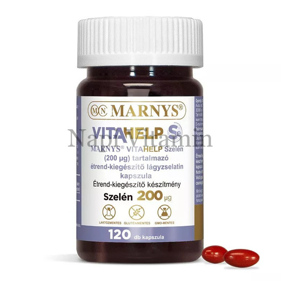 Marnys VitaHelp Selenium 200μg lágykapszula 120x Marnys VitaHelp Selenium 200μg lágykapszula 120x
