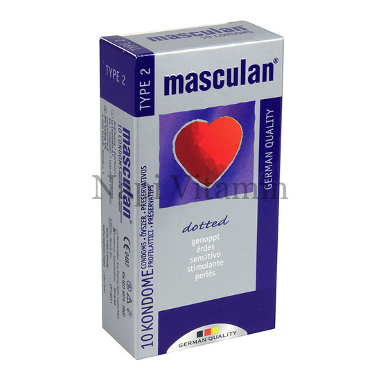 Masculan 2 - Érdes óvszer 10x