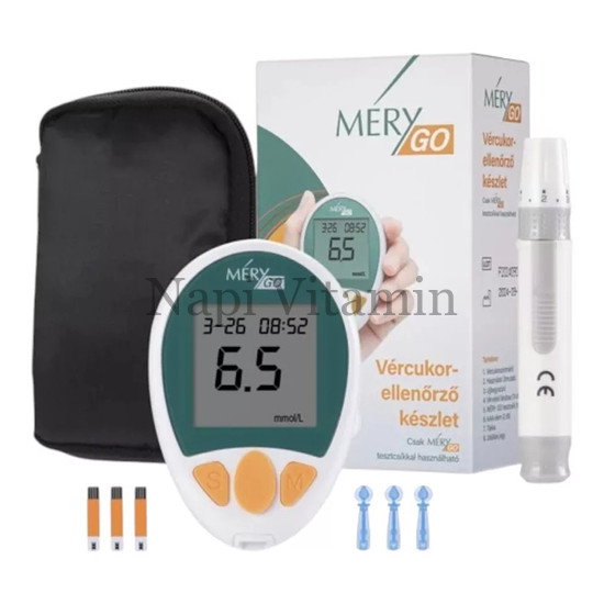 Mérygo vércukorszintmérő készülék 1x
