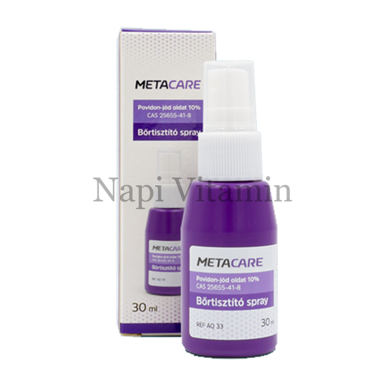 Metacare povidon-jód 10% bőrtisztító spray 30ml