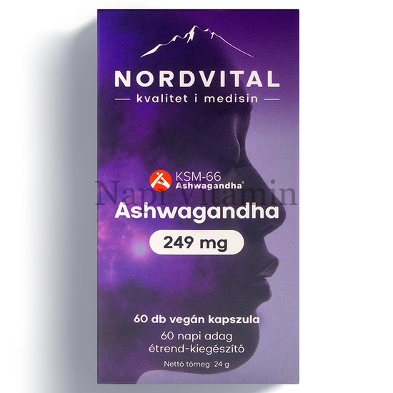 Nordvital Ashwagandha vegán kapszula