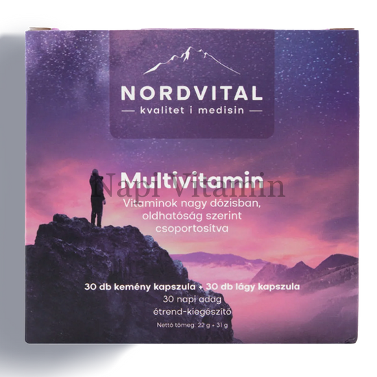 Nordvital Multivitamin lágy kemény kapszula 60x