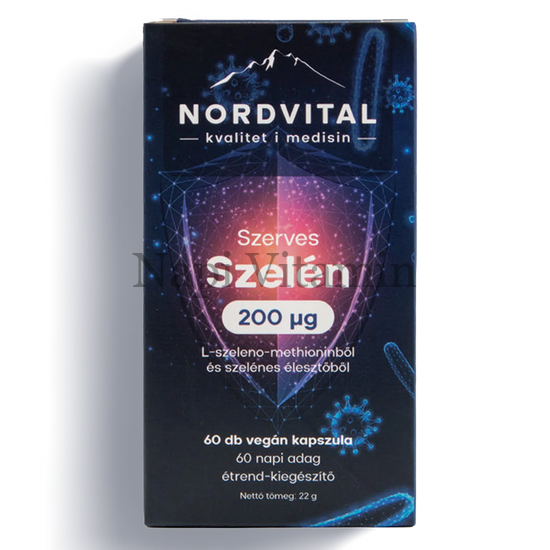 Nordvital Szerves szelén kapszula 60x