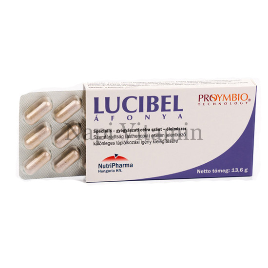 Lucibel Áfonya kapszula 30x