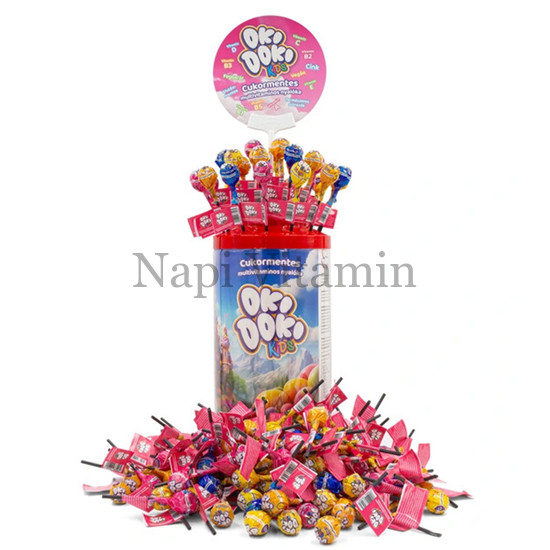 Oki Doki Kids multivitaminos nyalóka cukormentes 1x