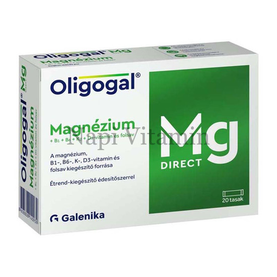 Oligogal Mg DIREKT étrend-kiegészítő édesítőszerrel 20x